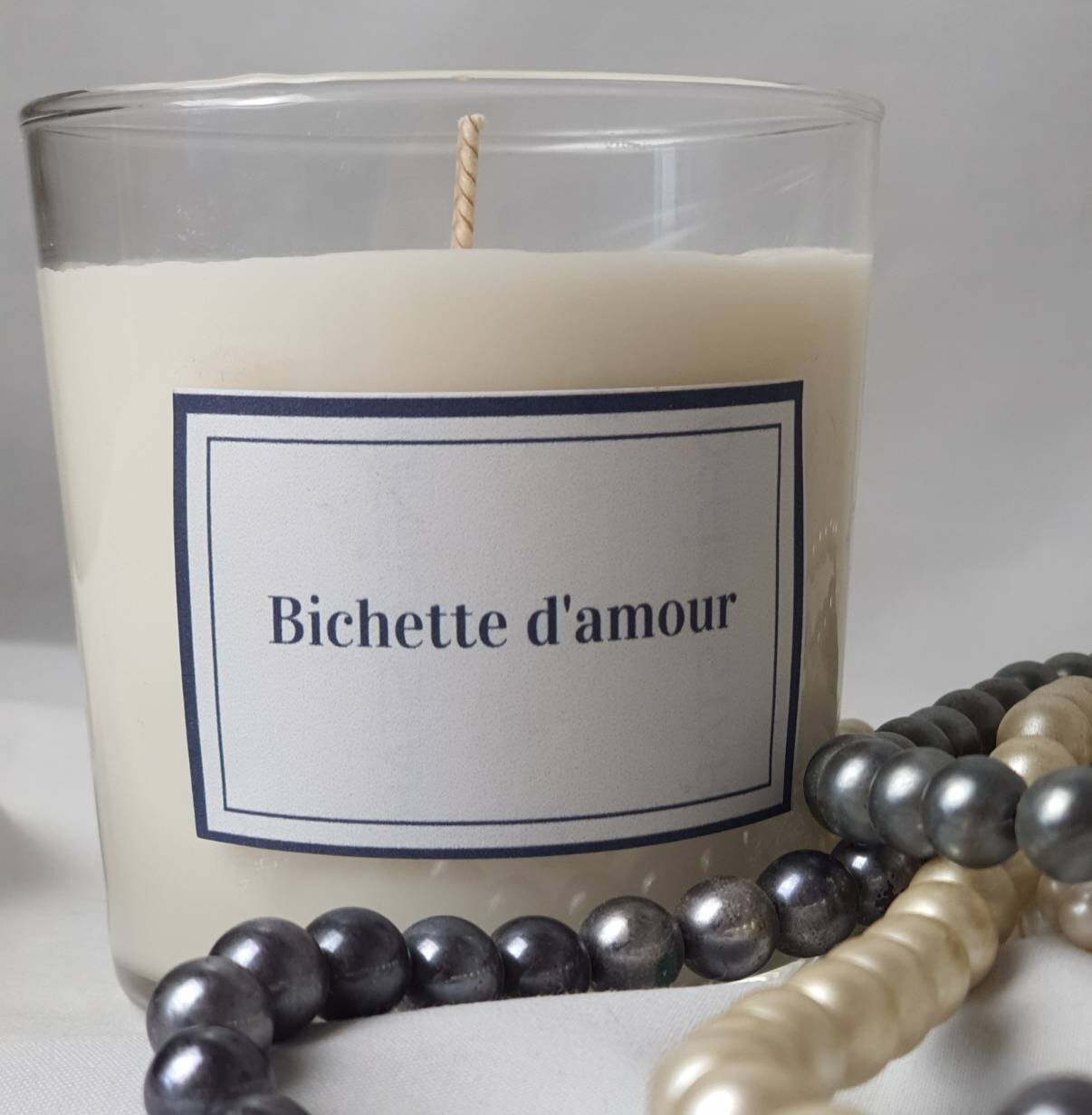 Bougie Personnalisée 260Gr Bichette d'amour