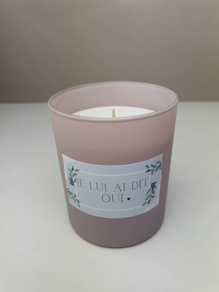 Bougie Personnalisable 260Gr Je Lui Ai Dit Oui
