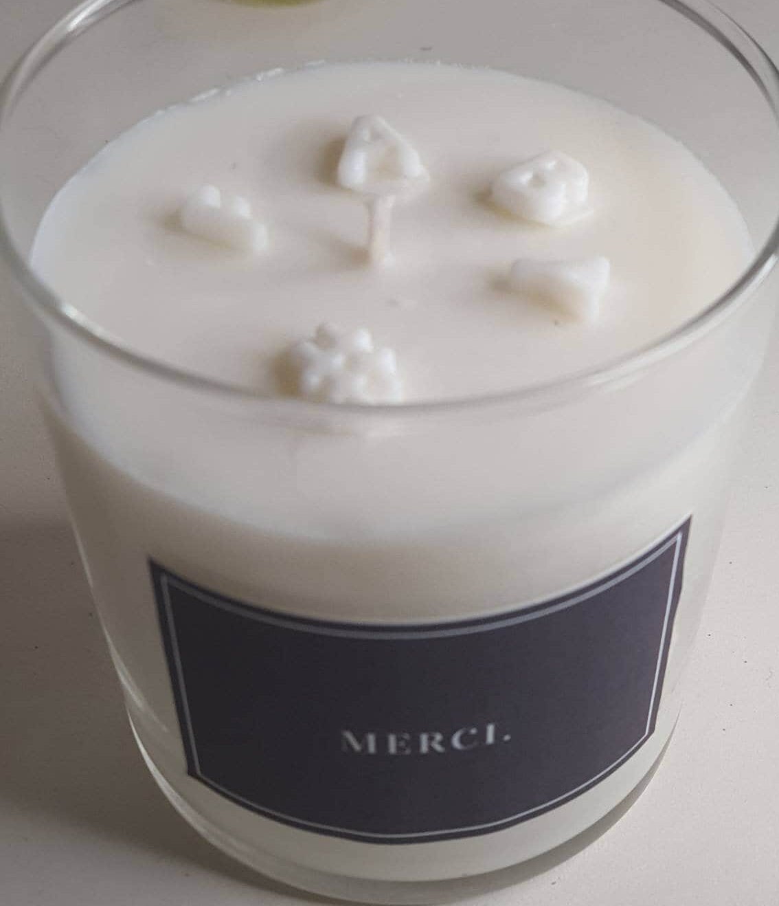 Bougie Personnalisée 260Gr Merci