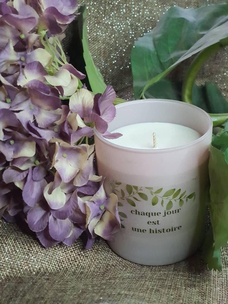 Bougie Personnalisée et Parfumée 260Gr Chaque Jour Cadeau Souvenir