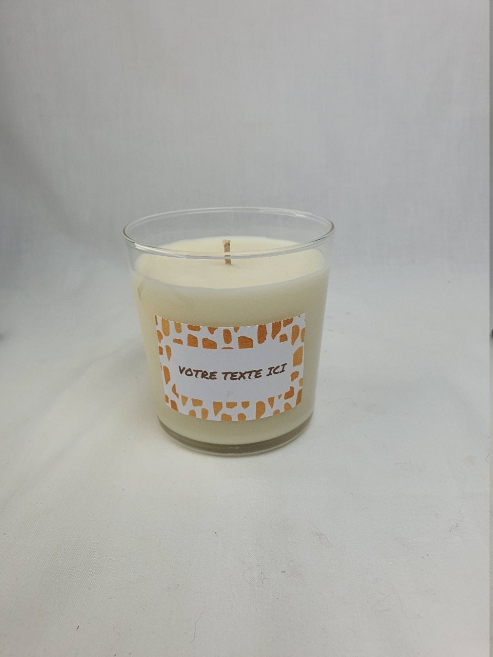 Bougie à Personnaliser Végétale