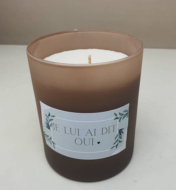 Bougie Personnalisable Je Lui Ai Dit Oui