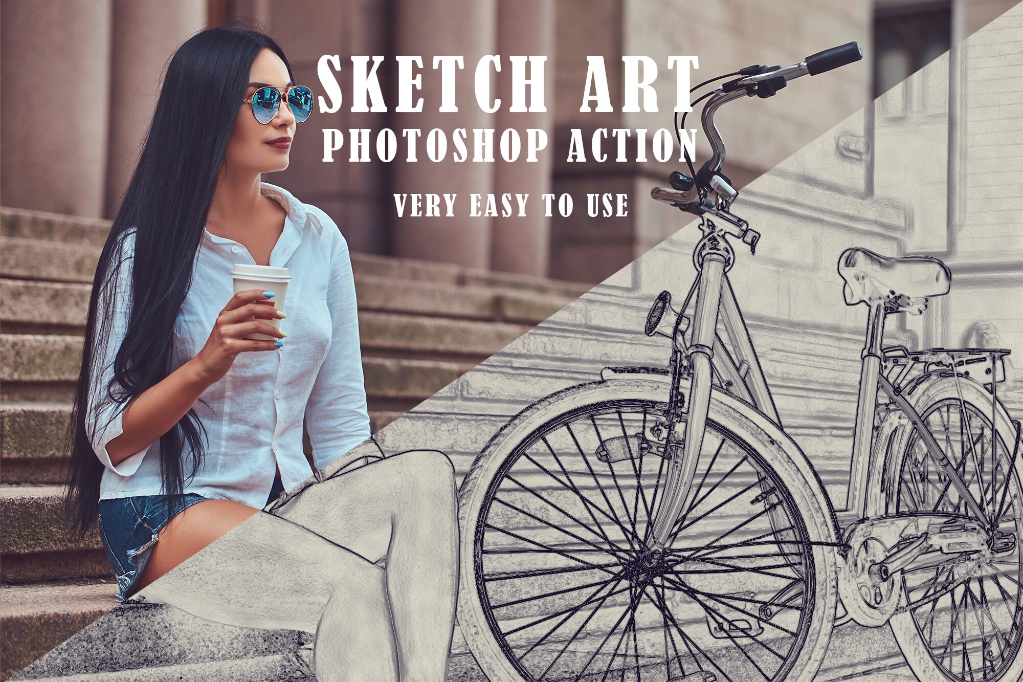 Pencil Drawing Effect Photoshop Action  Pencil sketch drawing Hand drawn  photoshop Sketch photoshop