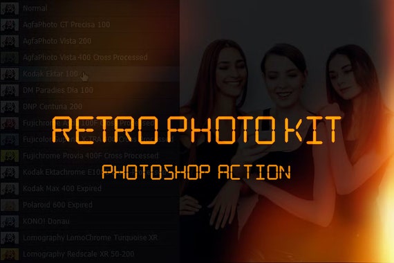 Photoshop Retro Photo Action Retro Photo Filter Fuji Color - Etsy Australia