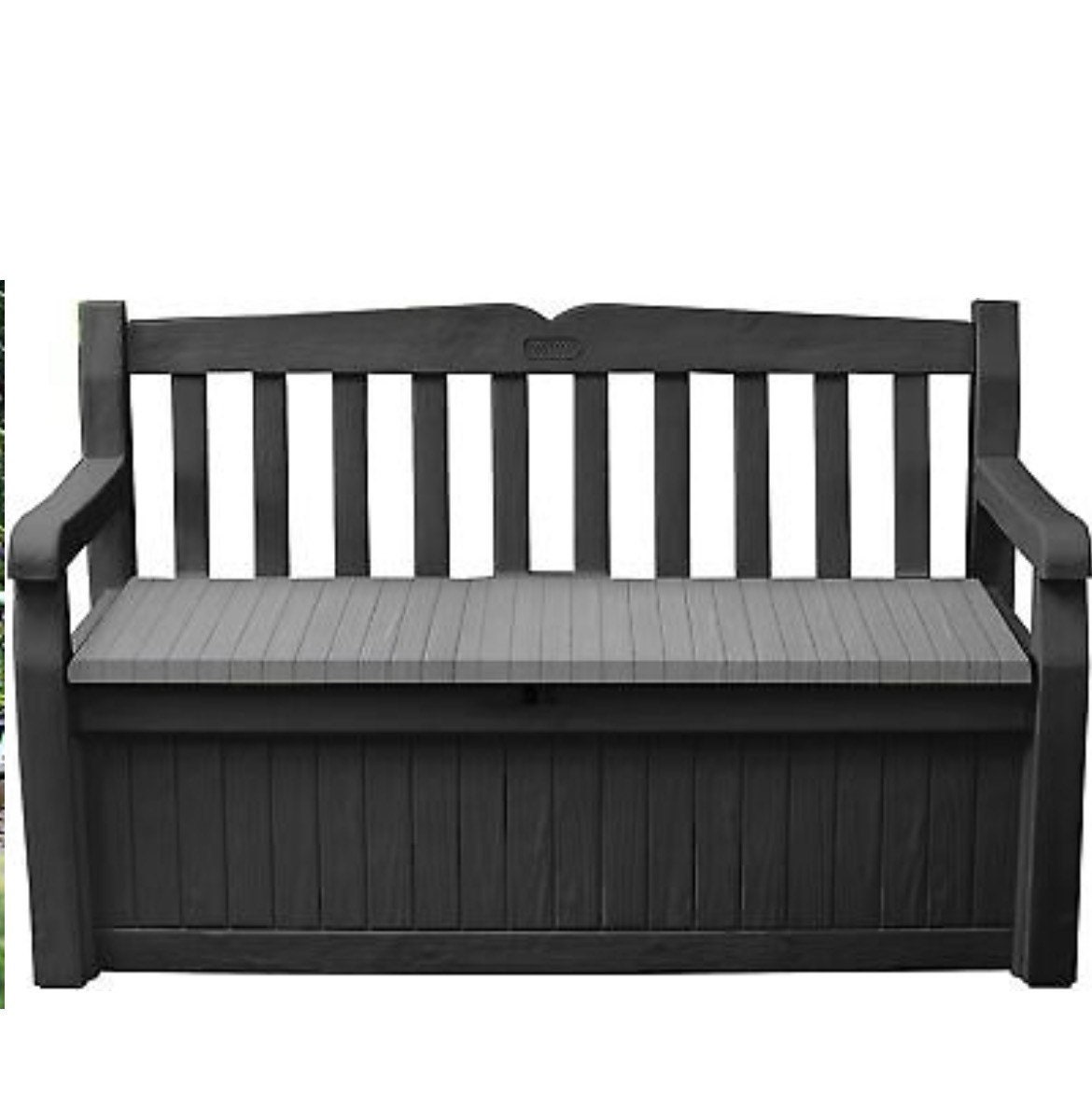 Plastic Garden Storage Bench Box Waterproof Seating Outdoors Etsy UK