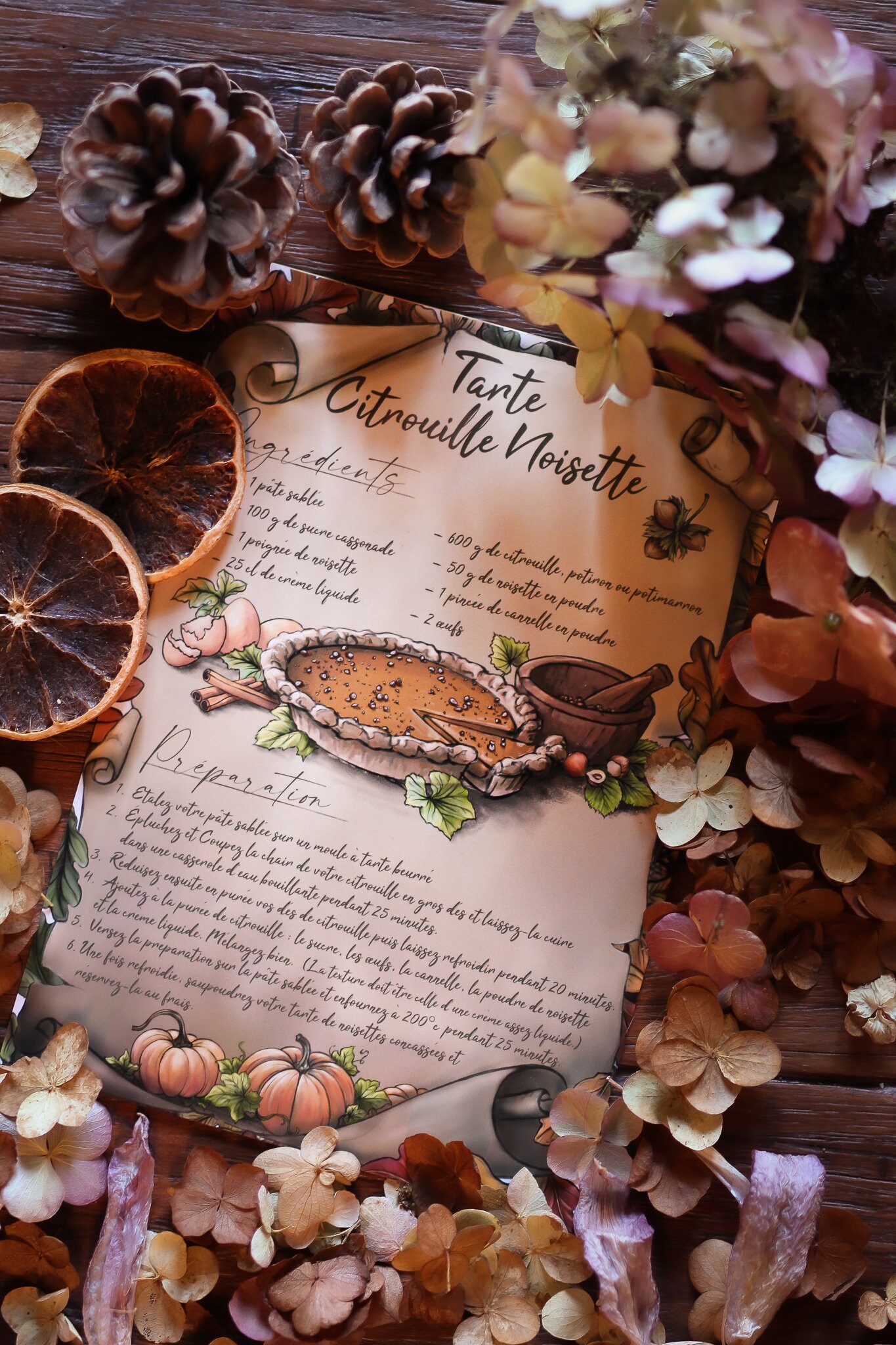 Recette Tarte Citrouille Noisette