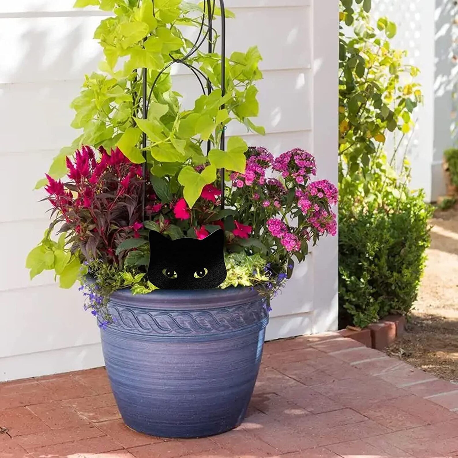 Black Cat Ornaments Décor Garden Yard Art Spring Summer Lawn Etsy