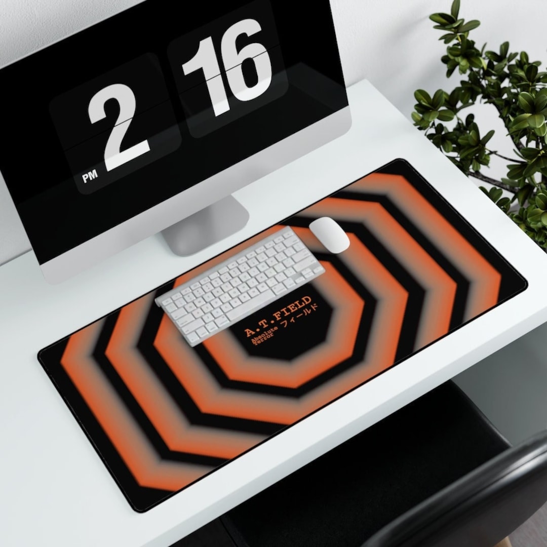 その他 VINTAGE EVANGELION CLIP BOAD & DESK PAD Neon Genesis Evangelion AT Field Desk Mat - Etsy