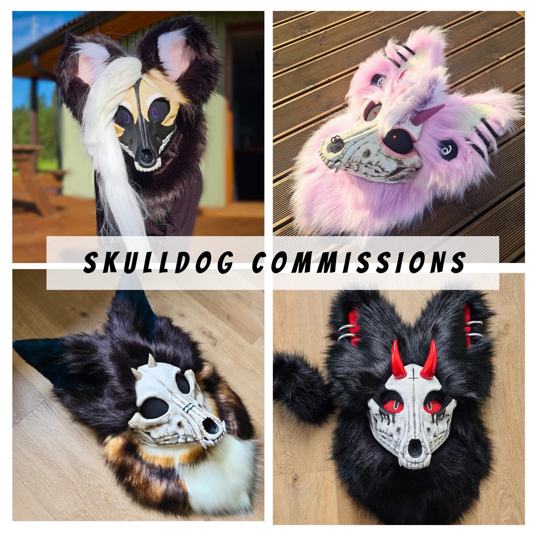 Dog skull costume online