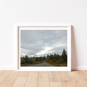 Washington Roadway | Digital Download | Empty Road | Autumn