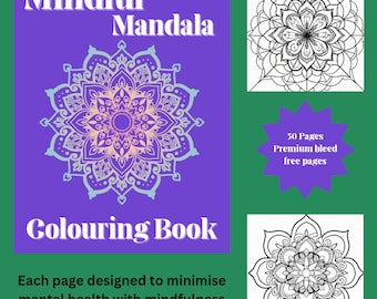 Mindful Mandala Malbuch für alle Altersgruppen