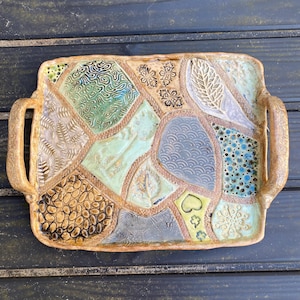 Handmade Ceramic Tray - Unique Design