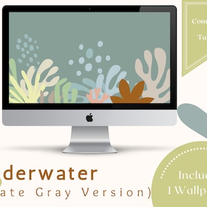 Underwater Wallpaper (Slate Gray Version)