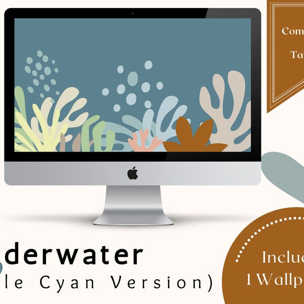 Underwater Wallpaper (Pale Cyan Version)