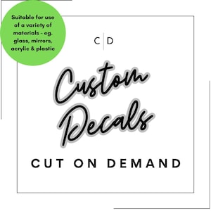 Benutzerdefinierte Abziehbilder - Personalisierte selbstklebende Vinyl-Abziehbilder | Einzigartige anpassbare Designs für Geschenke & Kunsthandwerk