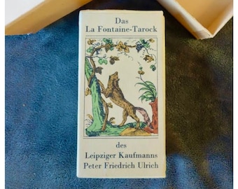 La Fontaine Tarot, Vintage From 1981, Facsimile of Ulrich