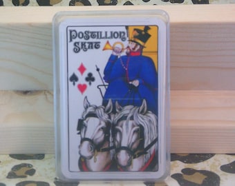 Postillion skat German Post 500th anniversary - playing cards German - vintage from 1988 - made by ASS - delivered in plastic box -