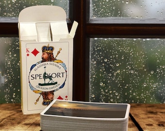 Swedish Playing Cards - SPELKORT - 52 cards 3 jokers - free shipping - Swedish image - unplayed - original box - OFFASON