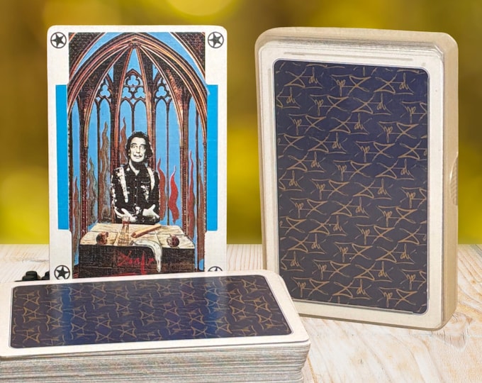 Original Poker Tarot Dali from 1989 - single deck - vintage playing card deck - quite rare - made in Spain - complete 54 cards