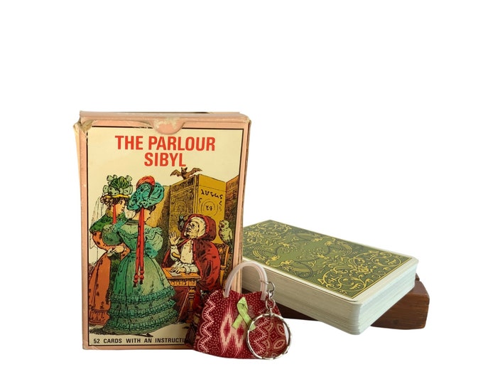 The Parlour Sibyl. Made by Grimaud, with instructions, in French and English, with free keychain, fortune telling, vintage