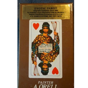 Tarot de Alan muy raro, vintage de 1981, diseño de A Orwell, 78 cartas ¡En excelentes condiciones!