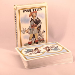 Deck non standard - "PIRATES ET CORSAIRES" - Vintage des années 80 - complet avec 2 jokers - Carte de titre et un flyer - Grimaud France