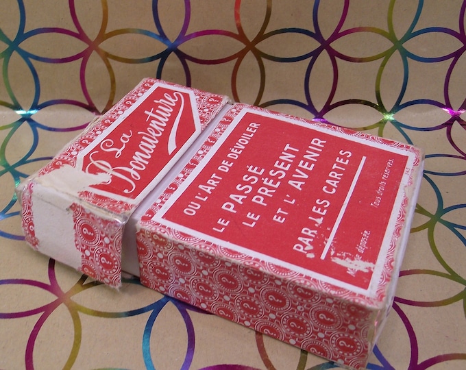 Rare Fortune Tellers playing cards "LA BONAVENTURA" - made around 1960 by Mesmaekers Belgium - including booklet with explanation 126 pages