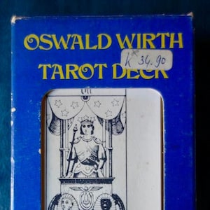 Muller “Oswald Wirth Tarot Deck” Tarot Cards, U.S. Games Systems Publ., c.1978 OW78 is printed on the box