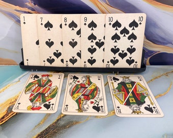 BREPOLS Turnhout playing cards from Belgium - standard GENUESE image - complete 40 cards - 1 joker - PIQUET