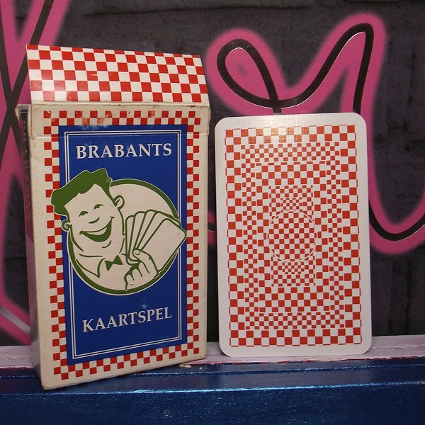 Brabant-Kartenspiel, nicht standardmäßiges Bild – 52 Spielkarten – 3 Joker – Design Han Janssen – in Originalverpackung – Jahrgang von 1992