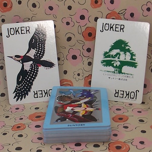 Japanse Vogels - Gaaf en heel “NINTENDO SUNTORY” dek - uit 1995 Japan - 52 kaarten plus 2 jokers -