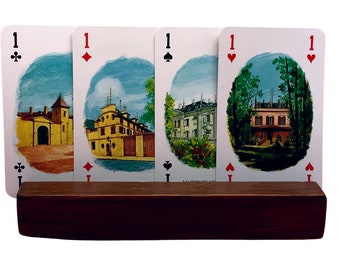 LE CLUB EXPRESS playing cards. Illustrations