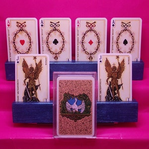 Beautiful deck of playing cards - made by Carta Mundi Belgium ca 1979 - At the request of "la maison du Cygne" in Brussels - 4 Belgian Periods