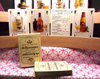 Collectible playing cards "De Korenaar", advertising deck, non-standard, in original box, 3 jokers, complete, made by carta mundi
