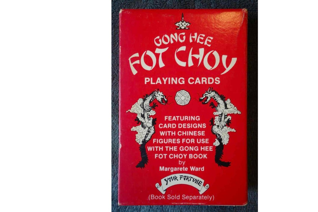 Chinese Playing Cards With 52 Cards Titled Gong Hee Fot Choy Etsy