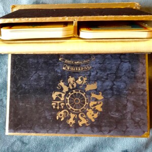 WA Spiering "Verima" Cartomanzia - Evert Zeeven Editore e Designer - 33 carte - Vintage del 1950 circa