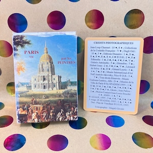 Fantastische speelkaarten - "PARIS et sa REGION" - 54 kaarten - compleet dek - gemaakt door editions Dusserre Frankrijk - 2 jokers