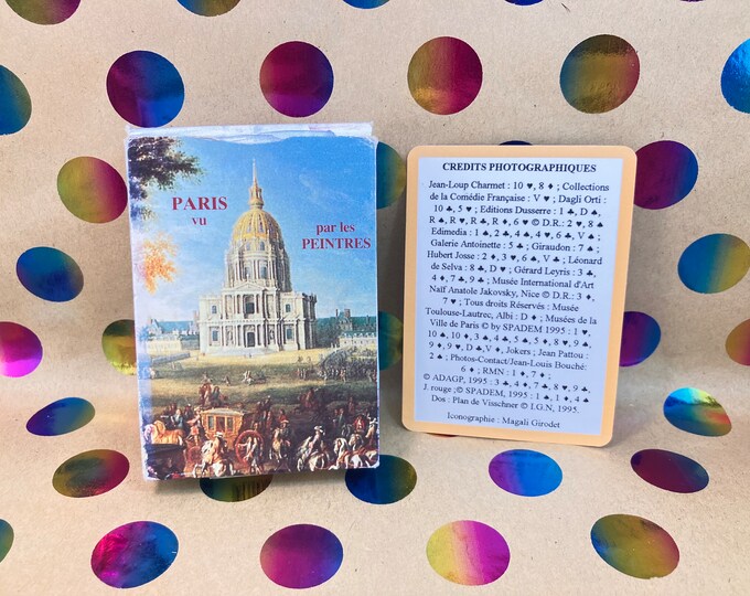 Fantastic playing cards - "PARIS et sa REGION" - 54 cards - complete deck - made by editions Dusserre France - 2 jokers