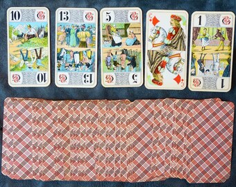 Vintage Solleone Tarot Cards Deck by Elisabetta Cassari 1983