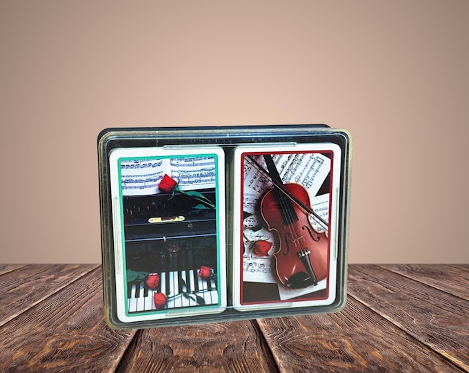 Music Playing Cards - 2 decks from Ivory Tower Publishing Company - 1994 - Vintage - free shipping - USA