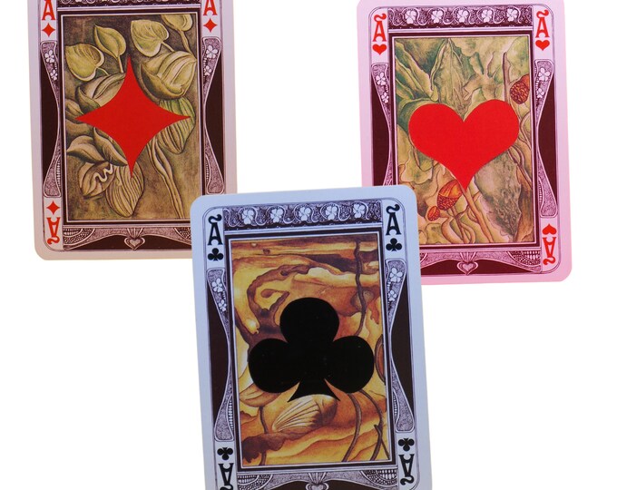 Deck of Playing Cards titled 1900. ART NOUVEAU style, artistic expressions architecture etching decorative, Modern style US games systems