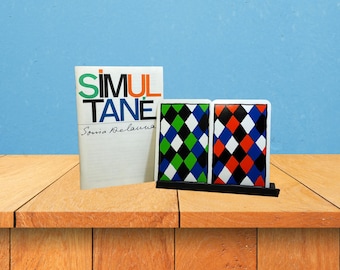 Simultaneous playing cards - Sonia Delavnay - rare - made by Altenburger Germany - 1980s vintage collectible - 2 decks of 53 cards