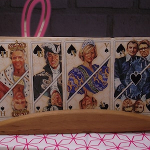 Jeu publicitaire, cartes à jouer "Story", de Carta Mundi, vintage d'environ 1978, un magazine de potins néerlandais, avec des célébrités (néerlandais célèbres)