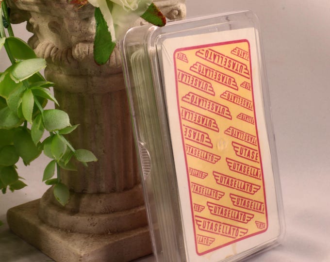 Advertising "UTASELLATO" Playing Cards - willhem Tell / Season Cards - Hraci Karty - Tiskaray - Czech Republic - vintage deck - rare