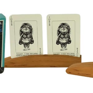Discover beautiful BRITISH COLUMBIA, 55 playing cards, 2 jokers, 1 photo credits card, vintage c 1980, in original box