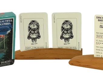 Discover beautiful BRITISH COLUMBIA, 55 playing cards, 2 jokers, 1 photo credits card, vintage c 1980, in original box