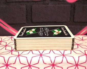 van genechten, advertising deck for Europak Canada line - 52 cards - plus 2 jokers - gilded corners - made by van Genechten - vintage