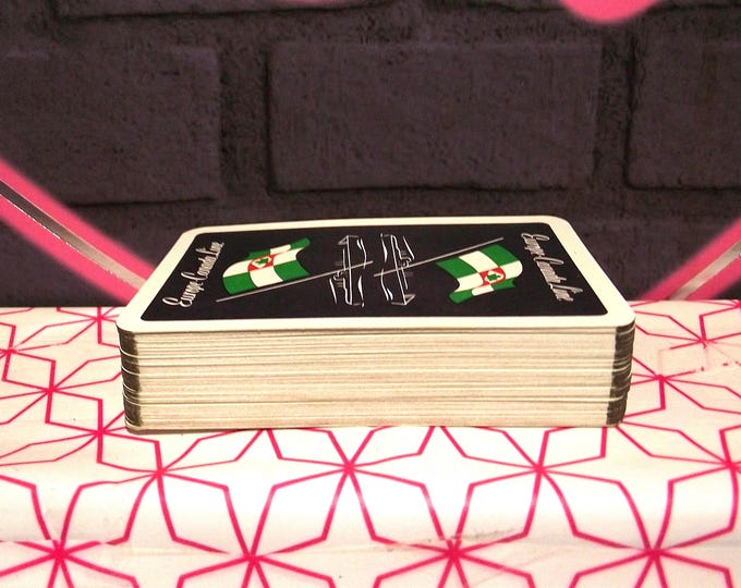 van genechten, advertising deck for Europak Canada line - 52 cards - plus 2 jokers - gilded corners - made by van Genechten - vintage