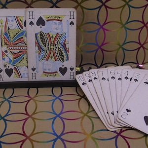 Speelkaarten gemaakt door COUER poker - In SEAL - standaard Internationaal Beeld - gemaakt in de DDR - geleverd in plastoc box - vintage