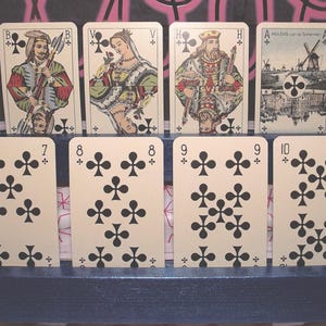 Spielkarten-Werbedeck für DRY GIN Royal Horse Guard – Vintage von 1955 – niederländisches Bild – 33 Karten – vergoldete Ecken –